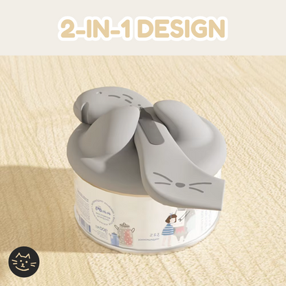 2-in-1 Cat Food Scoop & Can Opener with Matching Lid