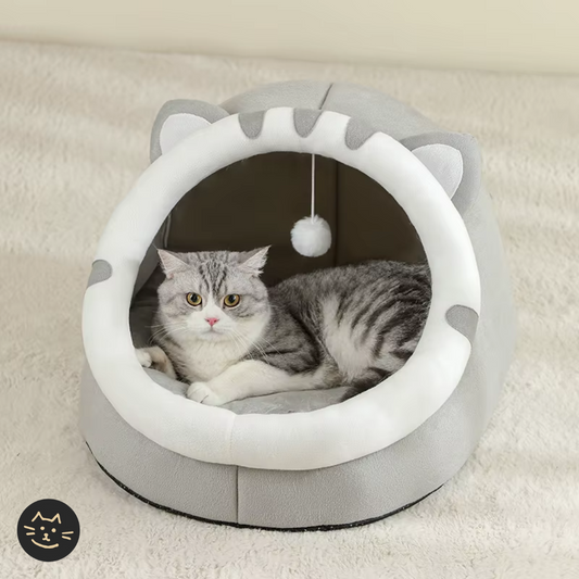 Super Soft Cat-Shaped Cat Bed