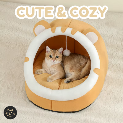 Super Soft Cat-Shaped Cat Bed